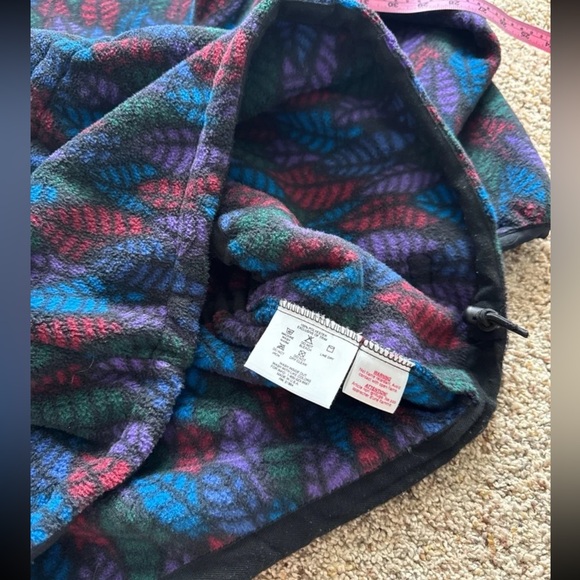 Vintage 1990s Patagonia Leaf Multicolor Zip Synchilla Fleece 
USA size 14/Large - Picture 12 of 12